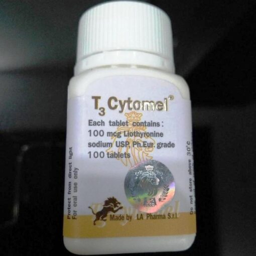 LA Pharma T3 Cytomel 100mcg 100 tablets